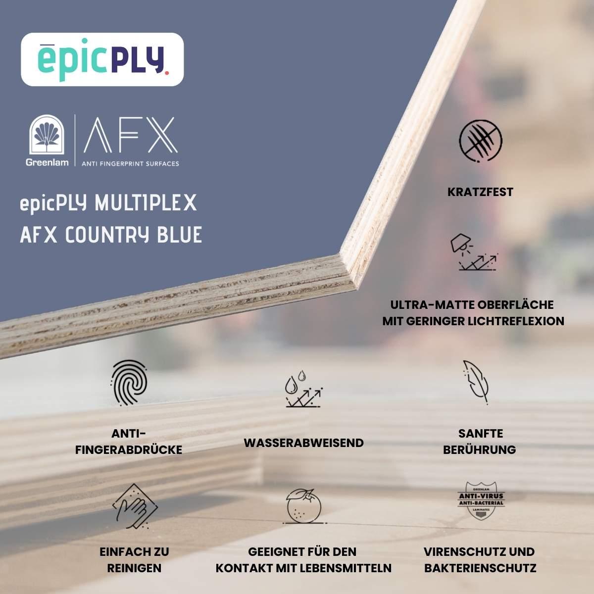 epicPLY Multiplex - AFX Country Blue