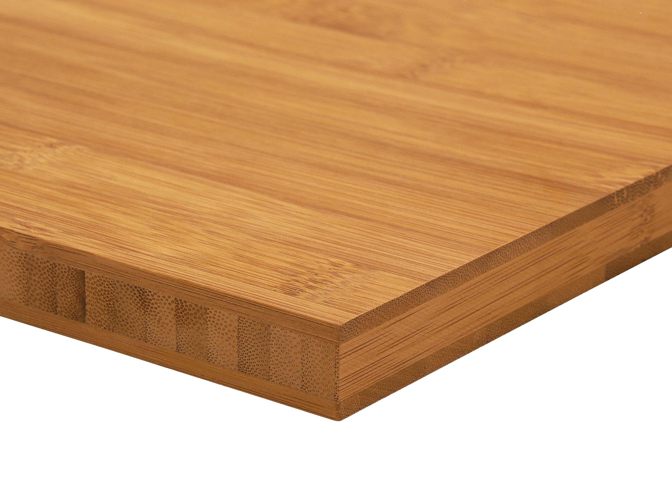 MOSO® Bambus 3-Schicht Massivholzplatte - Breitlamelle gedämpft