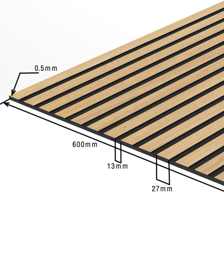 epicPLY Ultralight Akustikpaneel - Eiche Hell